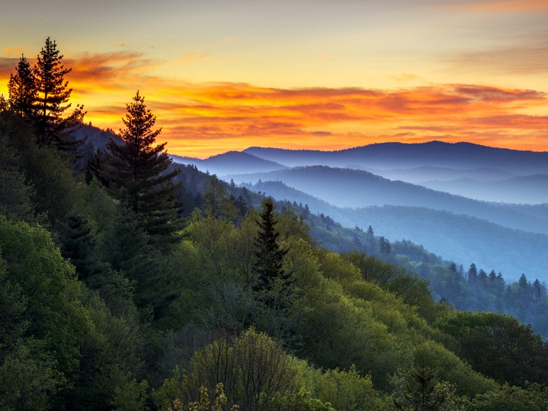 East Tennessee Blue Ridge Mountains